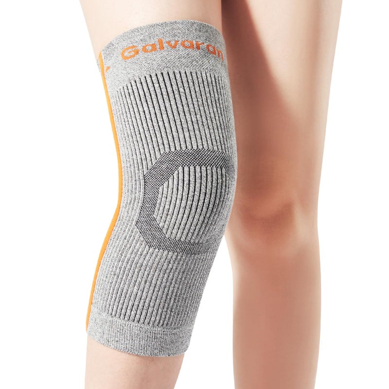 Galvaran Compression Knee Brace for Women Men Knee Support Sleeve for ACL MCL Meniscus Pain Relief Joint Swelling Injury Recovery SkinFriendly AntiSlip Design Daily Use Sports
